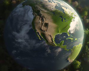 World natural super realistic